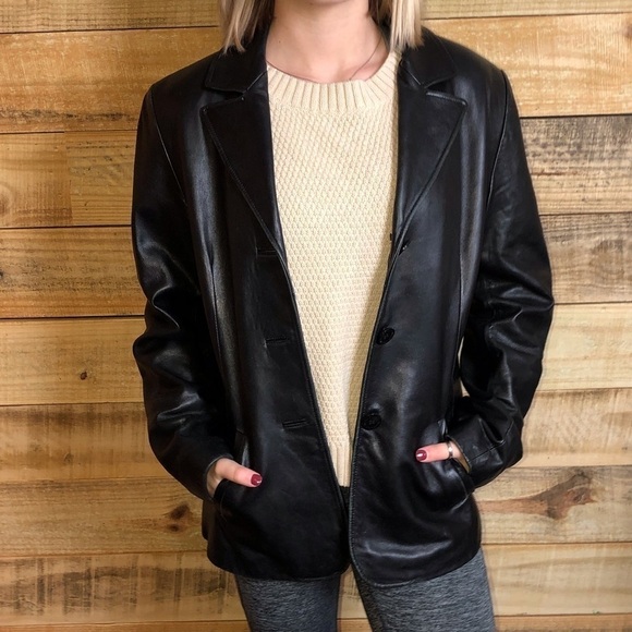 Wilson leather pelle studio leather jacket - Picture 2 of 8